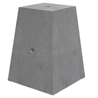 Pour les Poteaux d'Éclairage Type 1 - sans Boulons