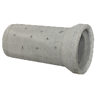 Tuyau Normal/Armé Fm 1mt Perfuré
