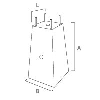 Pour les Poteaux d'Éclairage type 4