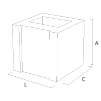 Half Corner Split Block