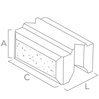 Bloc Muret -Type 4