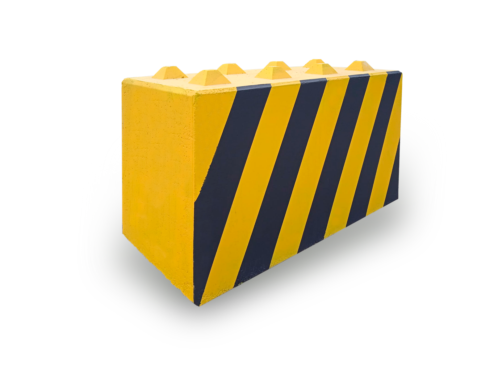Concrete Earth Retaining Block with Security Painting