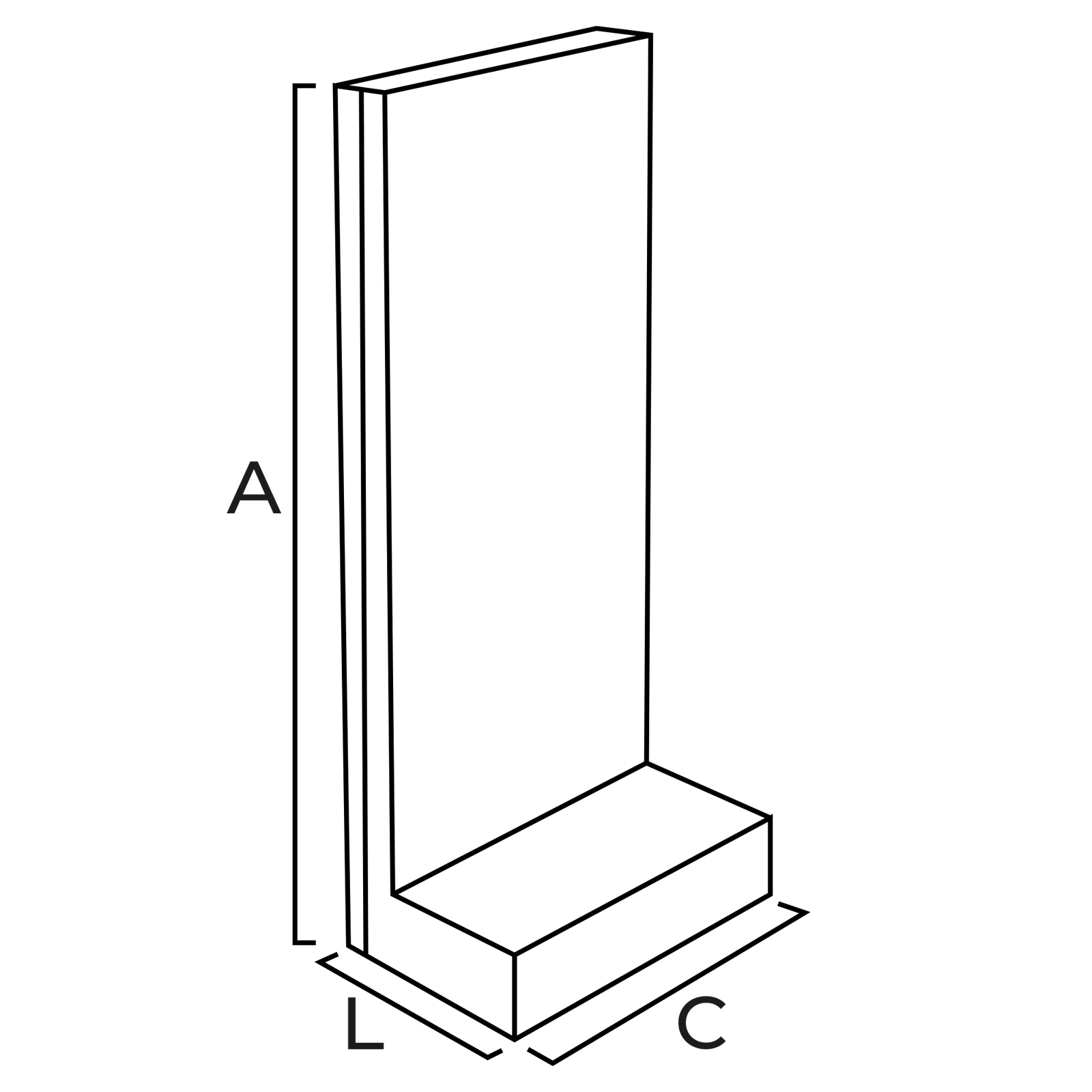 Mur De Soutènement En "L"