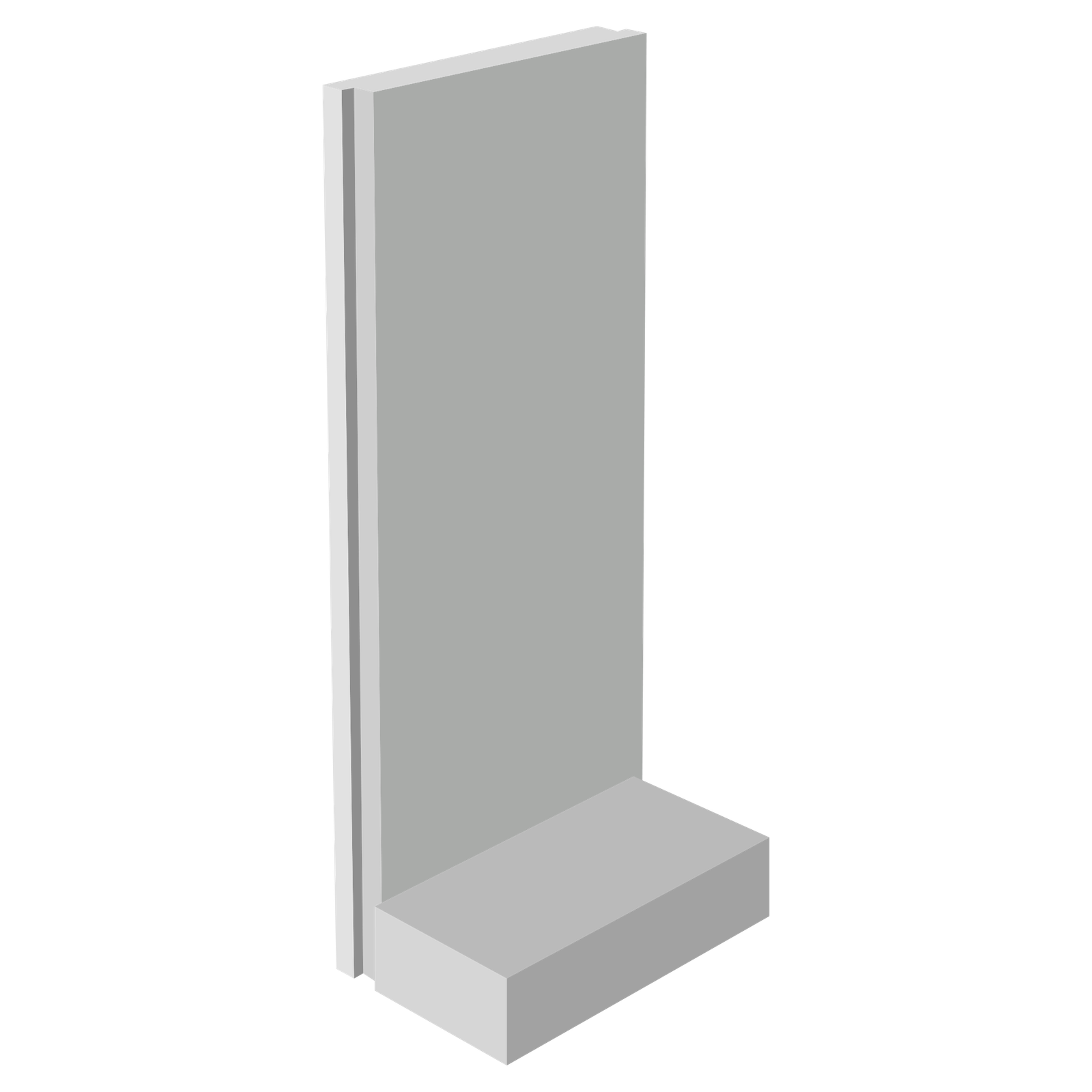 Mur De Soutènement En "L"